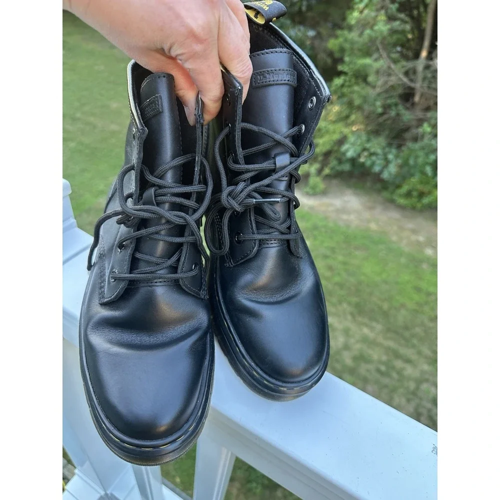 Dr Martens Air Walk Brookline Chukka Eye Boot Mens Size 9 Black Leather